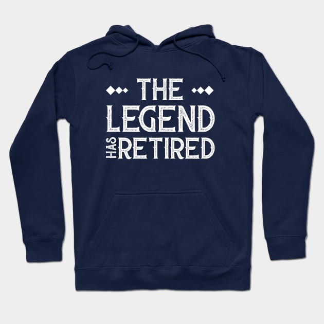 The legend has retired Hoodie by Amrshop87